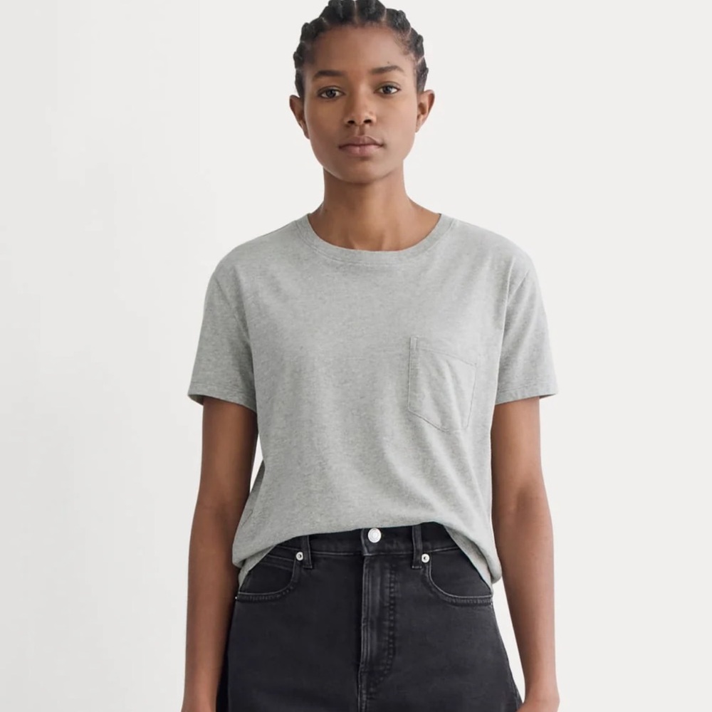EVERLANE THE BOX-CUT TEE IN ESSENTIAL COTTON